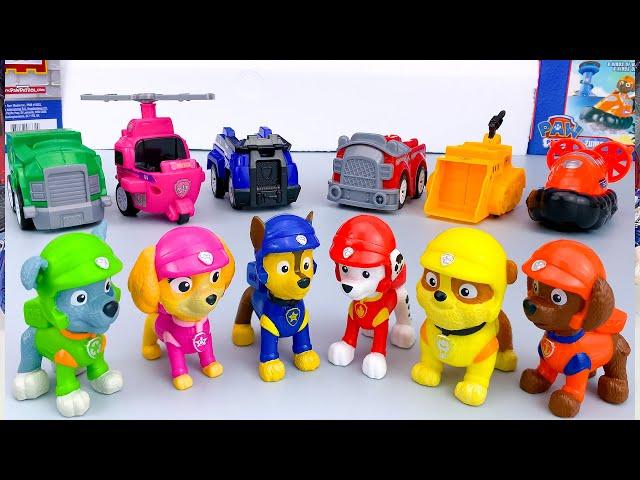 Paw Patrol Big Pup Trucks Toys Unboxing ASMR| Meet Chase, Marshall, Skye, Rocky and Friends!