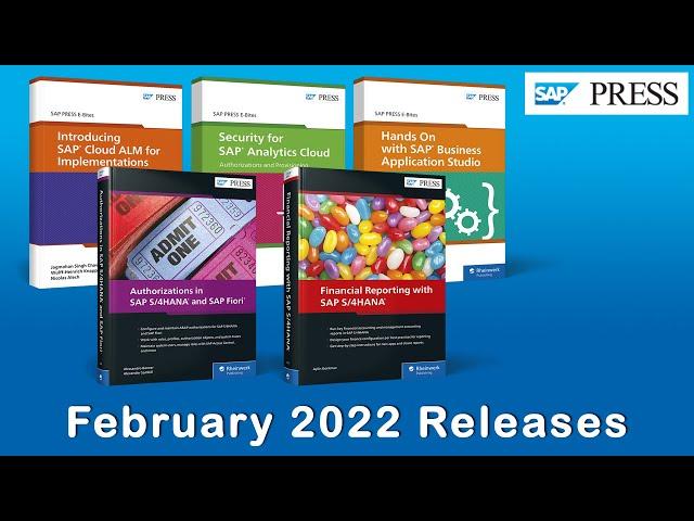 New SAP PRESS Books in February 2022: Learn SAP Analytics Cloud, SAP S/4HANA, and More