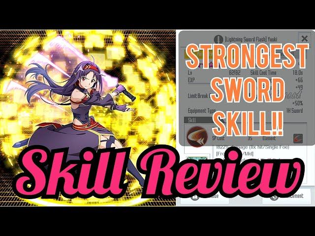 SAOIF Lightning Sword Flash Yuuki Skill Review