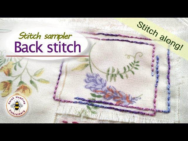 Learn this easy versatile stitch to add to your embroideries! You can also stitch along with me!