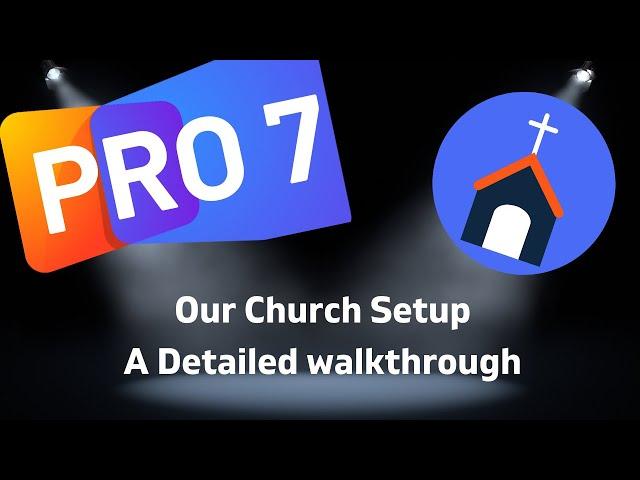 Our Propresenter 7 setup at church - Detailed walkthrough of multiple services