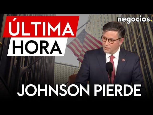 ÚLTIMA HORA | Johnson pierde la primera votación para la Cámara de Representantes de EEUU