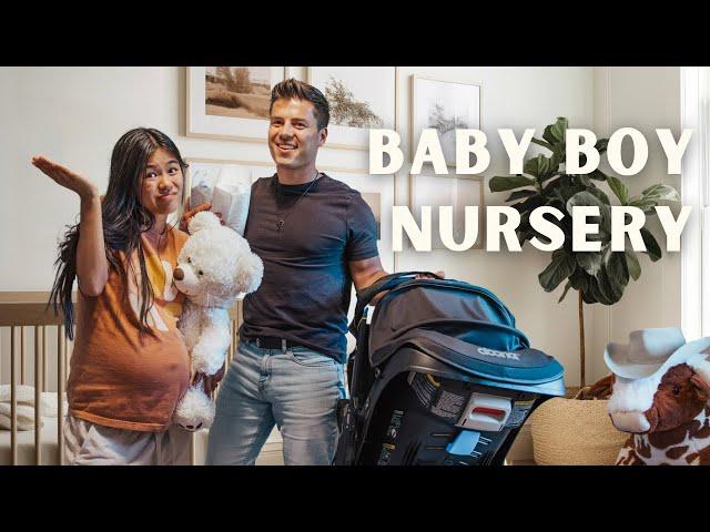 OFFICIAL NURSERY TOUR FOR OUR BABY BOY!