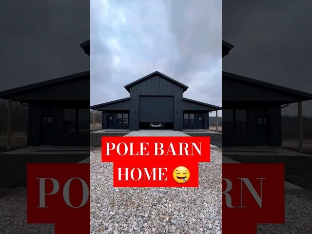 POLE BARN HOME ( BARNDOMINIUM LIVING ) #barndominium #homedesign #hometour #homedesign