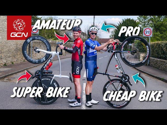 Cheap Bike Pro Rider Vs Super Bike Amateur Rider!