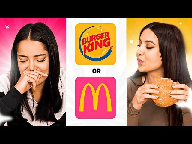 چالش حدس فست‌فود با ربکا | GUESS THE BURGER BRAND