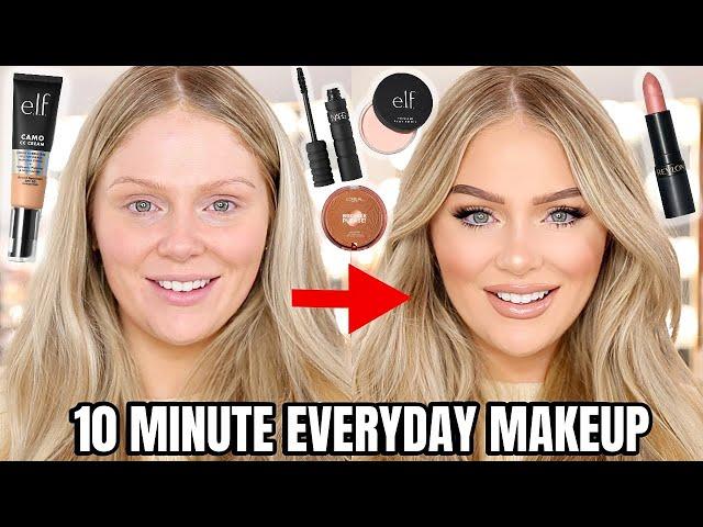 EASY EVERYDAY 10 MINUTE MAKEUP TRANSFORMATION | KELLY STRACK