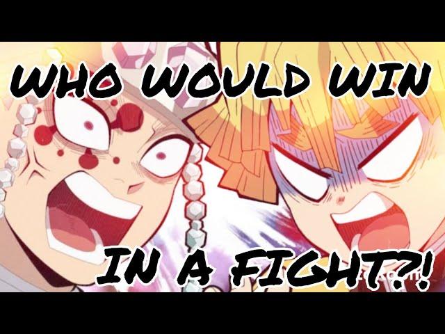 Zenitsu VS. Tengen: Who would win? (Animatic/animation)