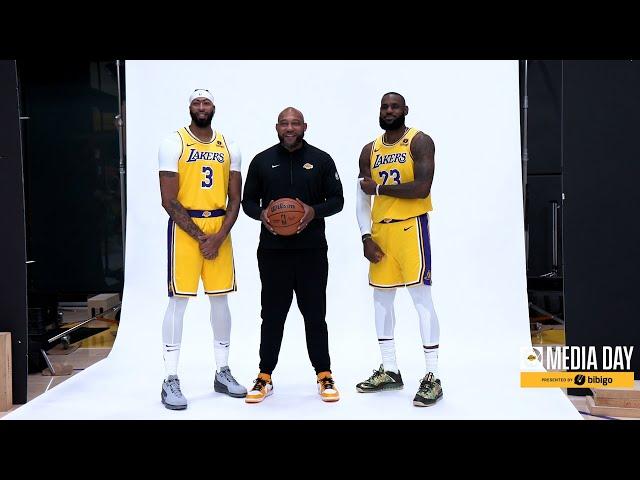 Behind the Scenes of Lakers Media Day 2023