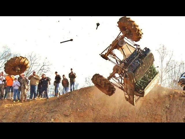 MEGA MUD TRUCK BACKFLIP GONE WILD