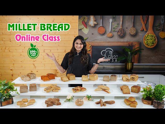 Millet Bread Online Class | Baking Class | Bread ️ +918551855104 8551855107 By Om Sai Cooking Class
