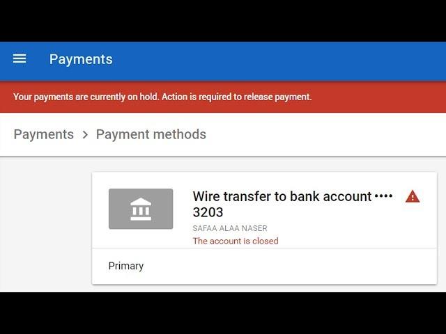 How to Fix Google Adsense Payment Issue