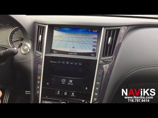2017 Infiniti Q60 NAViKS Motion Lockout Bypass: Navigation, DVD, Video AUX Input In Motion