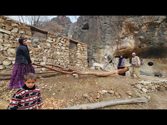 The power of unity in Iranian nomads | from traditional breakfast to carrying a giant log