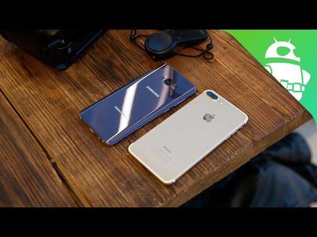 Samsung Galaxy S8 Plus vs Apple iPhone 7 Plus Quick Look