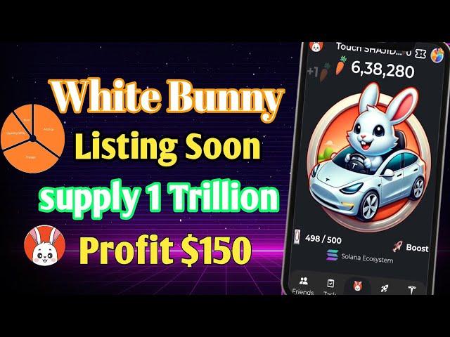 white bunny game wallet connect || white bunny game new update || white bunny game listing soon