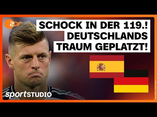 Spanien – Deutschland Highlights | Viertelfinale, UEFA EURO 2024 | sportstudio