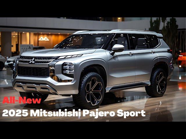 All New 2025 Mitsubishi Pajero Sport Review - King of SUV is Back!