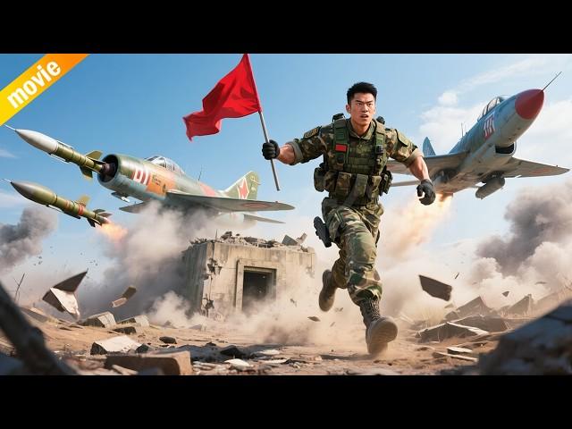 Special forces soldier raises a flag to lure enemy jets—missiles strike their base, no one survives!