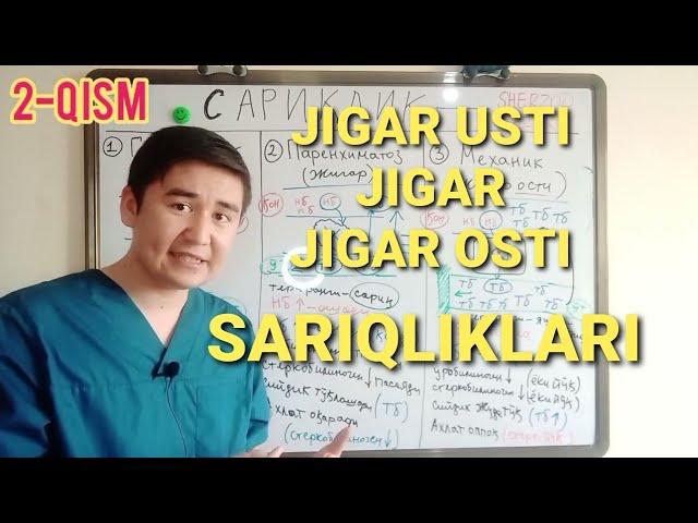 SARIQLIK TURLARI 2-QISM GEMOLITIK(jigar usti), PARENXIMATOZ(jigar) MEXANIK (jigar osti) SARIQLIKLAR