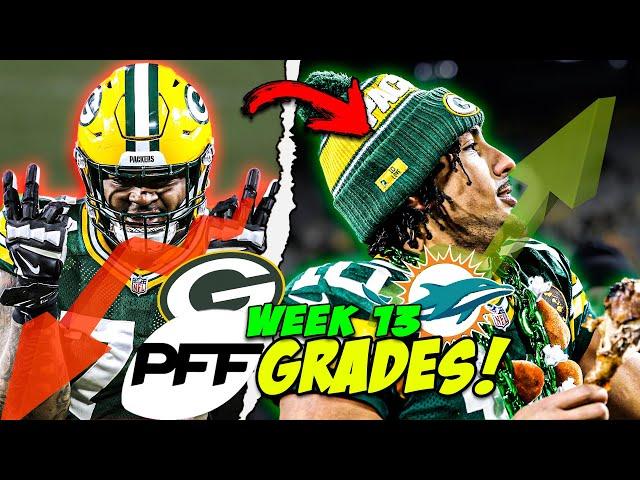 Reacting to Packers PFF grades in the WIN vs Dolphins!!!