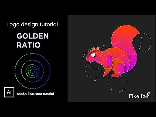 Golden ratio circles[Golden circle] logo design - tutorial(adobe illustrator)