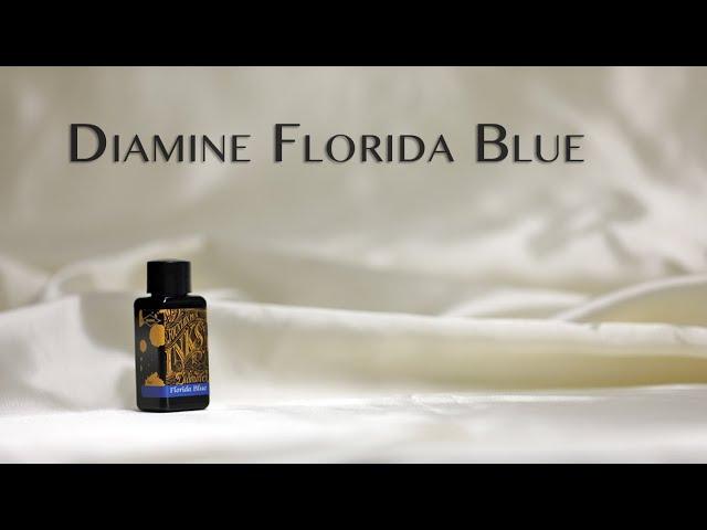 Ink Diamine Florida Blue - ink review