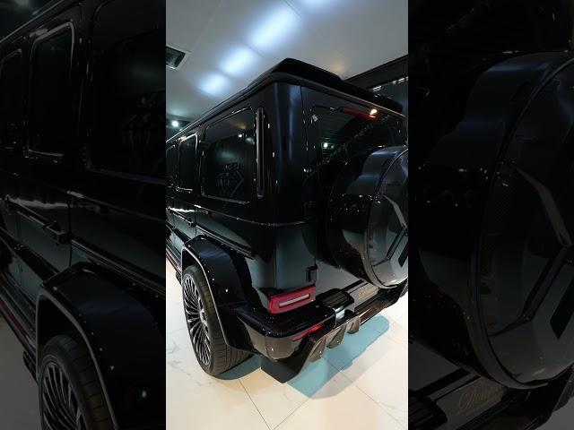 Stand Out with the G63 AMG G7X Onyx Kit in Black and Red Bordeaux