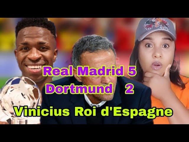 Vinicius Roi d'Espagne. Li imilye Dortmund. Flick pare pou Bayern.