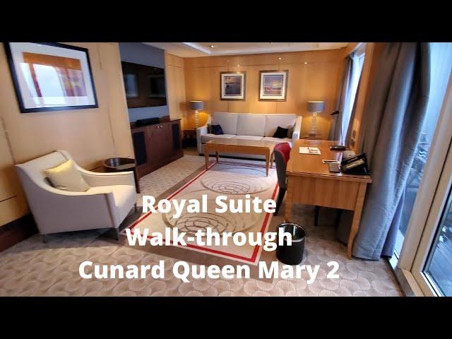 Royal Suite Walk-through I Cunard Queen Mary 2