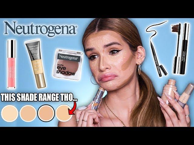 FULL FACE testing NEUTROGENA Makeup! | is it ANY Good?!