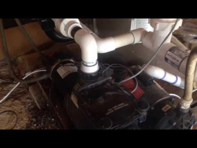 How to fix pool pump loss of prime when off