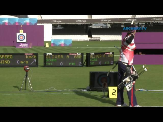 Hanna Marusava v Amy Oliver – recurve women’s 1st round | London 2012 Olympic Test Event