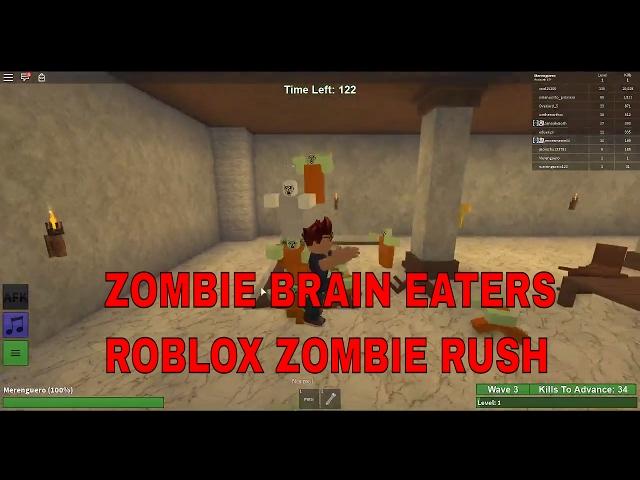 A BUNCH OF ZOMBIES AND THEY HAVE NO GUNS...BUT WE DO! #roblox #zombie RUSH