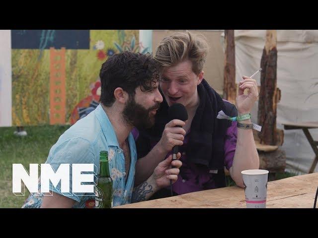 Foals at Glastonbury: a quick chat straight after their secret set