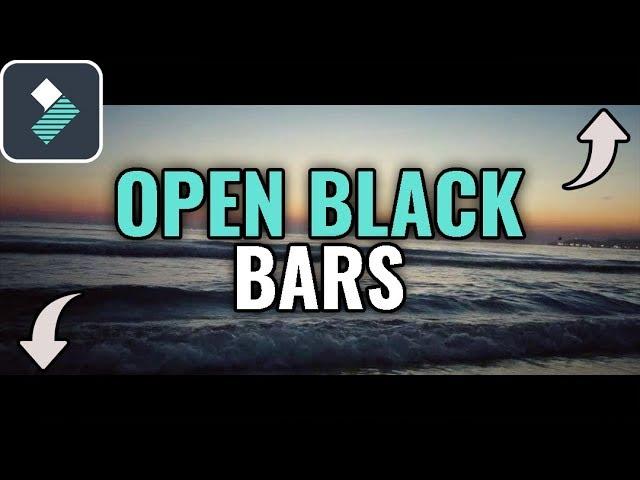 How To Make A Cinematic Black Bar Opening Effect in Filmora 9 Tutorial