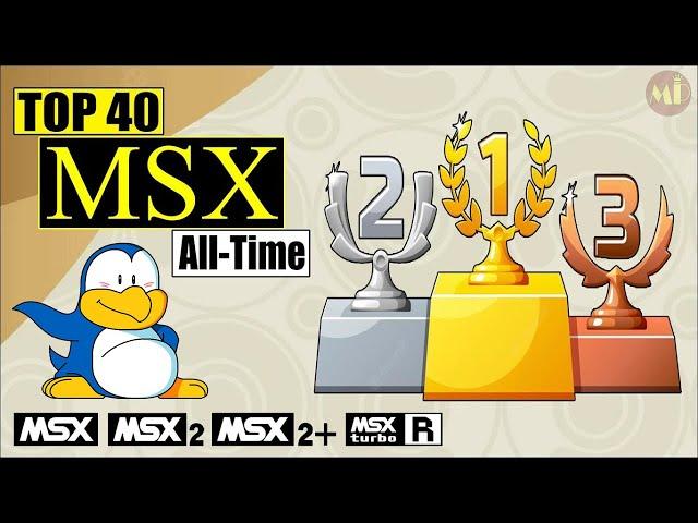 Top 40 MSX Games of All-Time (1985 ~ 2017) ᴴᴰ