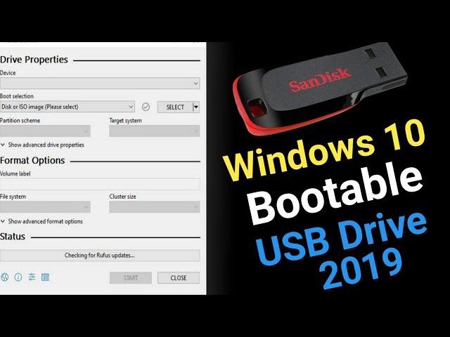 how to make bootable usb windows 10  | Rufus 3.8 | UPDATED 2019