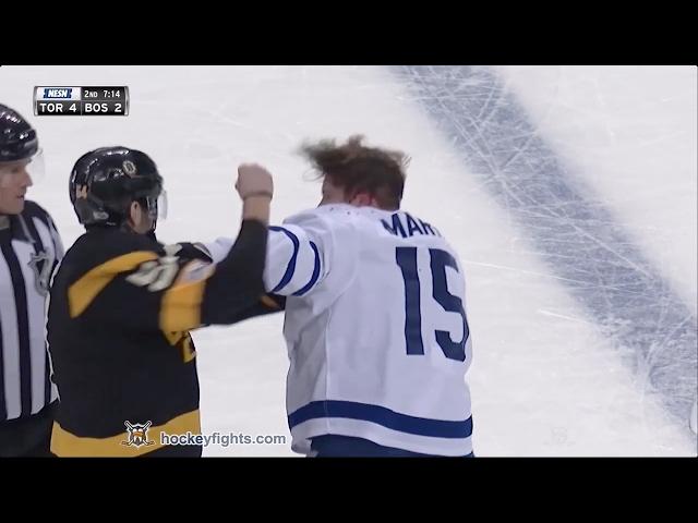 Matt Martin vs Adam McQuaid Feb 4, 2017