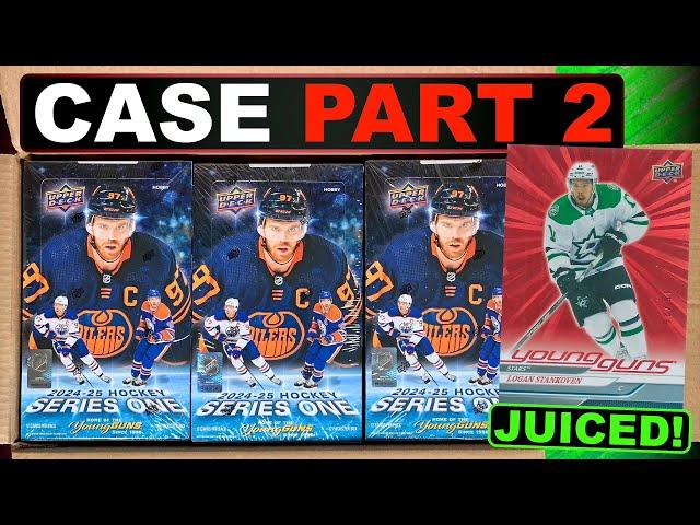 LOADED CASE! - 2024-25 Upper Deck Series 1 Hockey Hobby Case Break Part 2