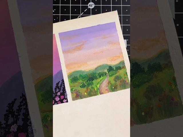 purple sky#acralic #painting #skyart #artsy #art#purple #sky #asthetic #cute #easy #explore