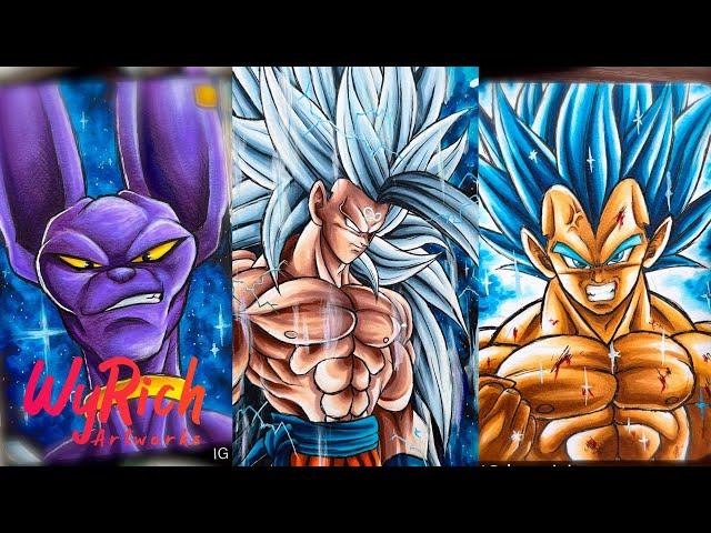 [ASMR] DRAGON BALL SKETCHBOOK Drawing Compilation - PART 5 | WyRich