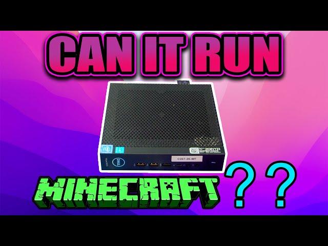 Can A Thin Client PC Run A Minecraft Server? Let's Find Out!