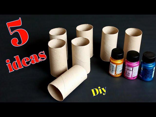 I make these and sell them all / 5 ideas with toilet paper rolls