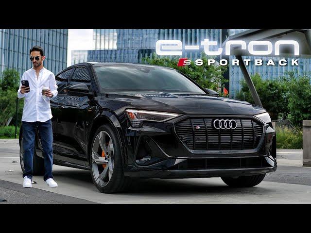 Audi e-tron S Sportback better than Tesla Model X?! Full Review!