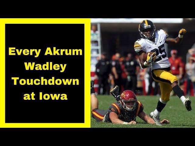 Every Akrum Wadley Touchdown at Iowa