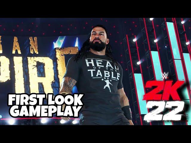 WWE 2K22 PS4 GAMEPLAY (First Look)