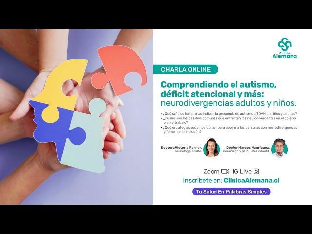 Comprendiendo el autismo, déficit atencional y más: neurodivergencias | Clínica Alemana de Santiago