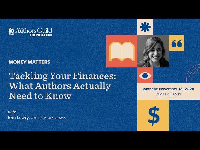 Tackling Your Finances: What Authors Actually Need to Know