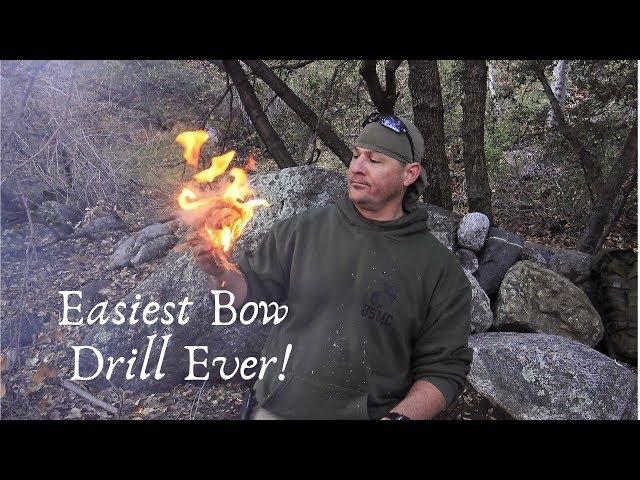 Lazy Man's Bow Drill Set